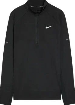 Dri-FIT quarter-zip stretch-jersey running top