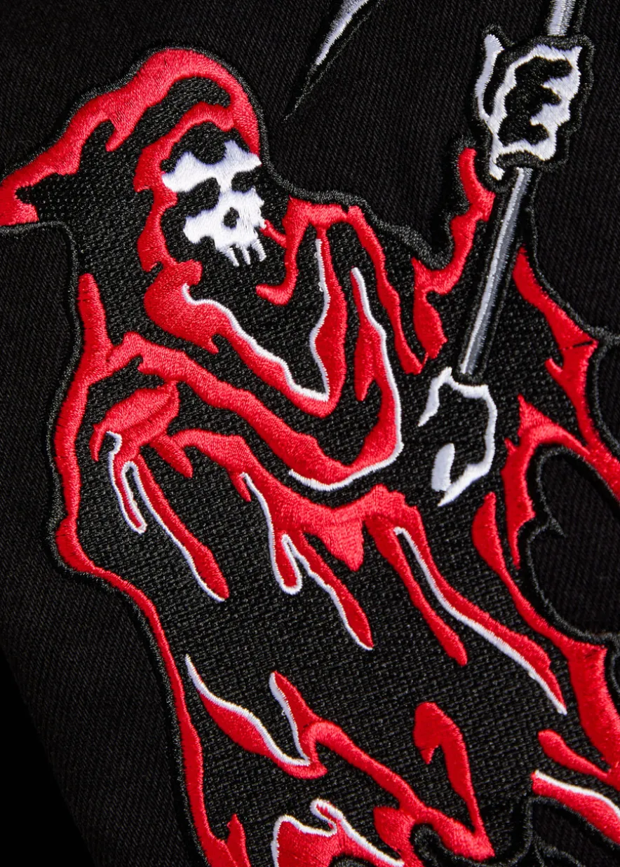 Dueling Reaper printed jacket