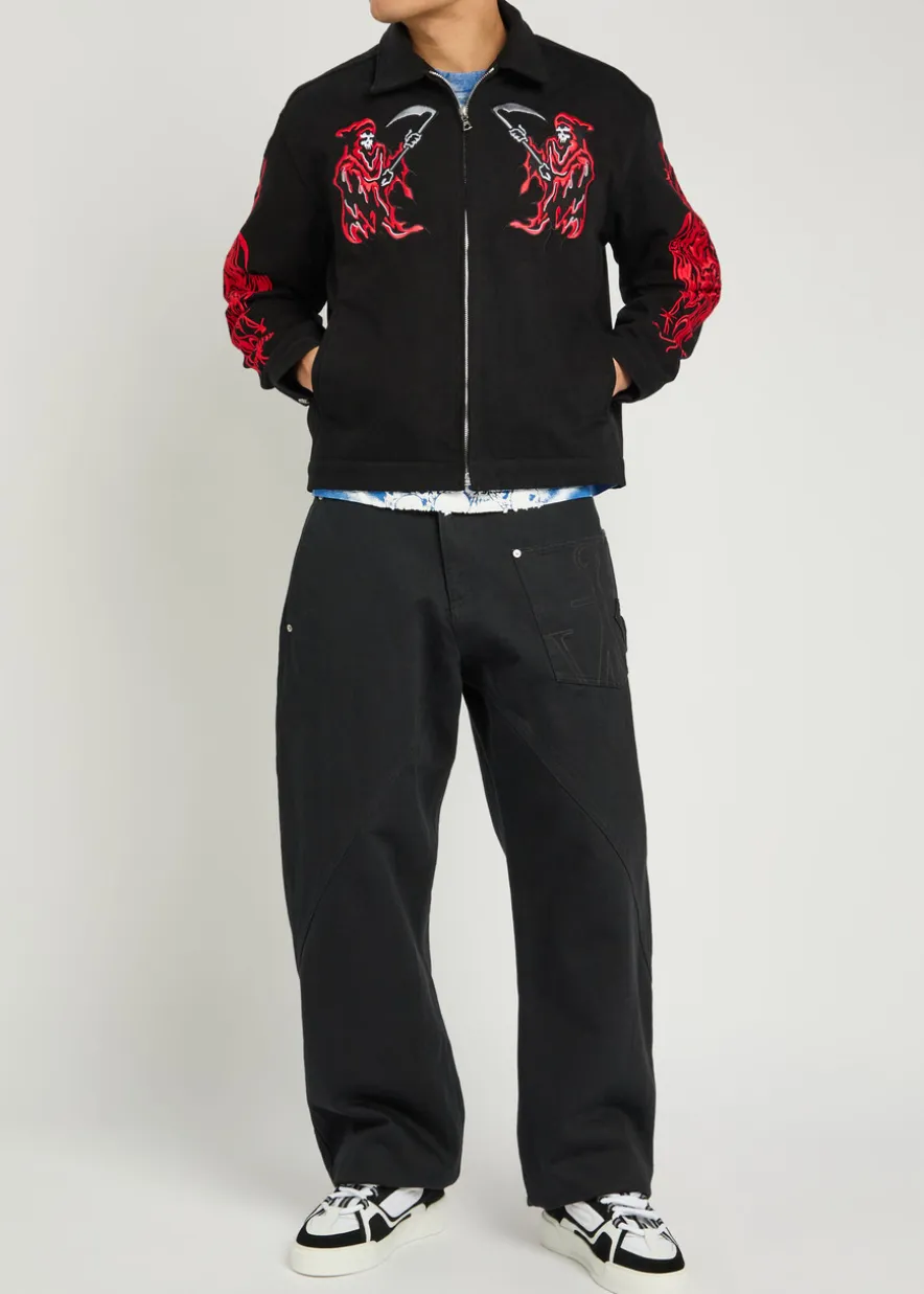 Dueling Reaper printed jacket