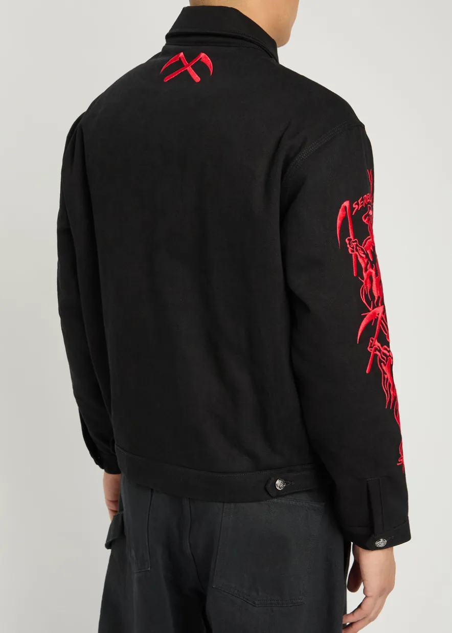 Dueling Reaper printed jacket