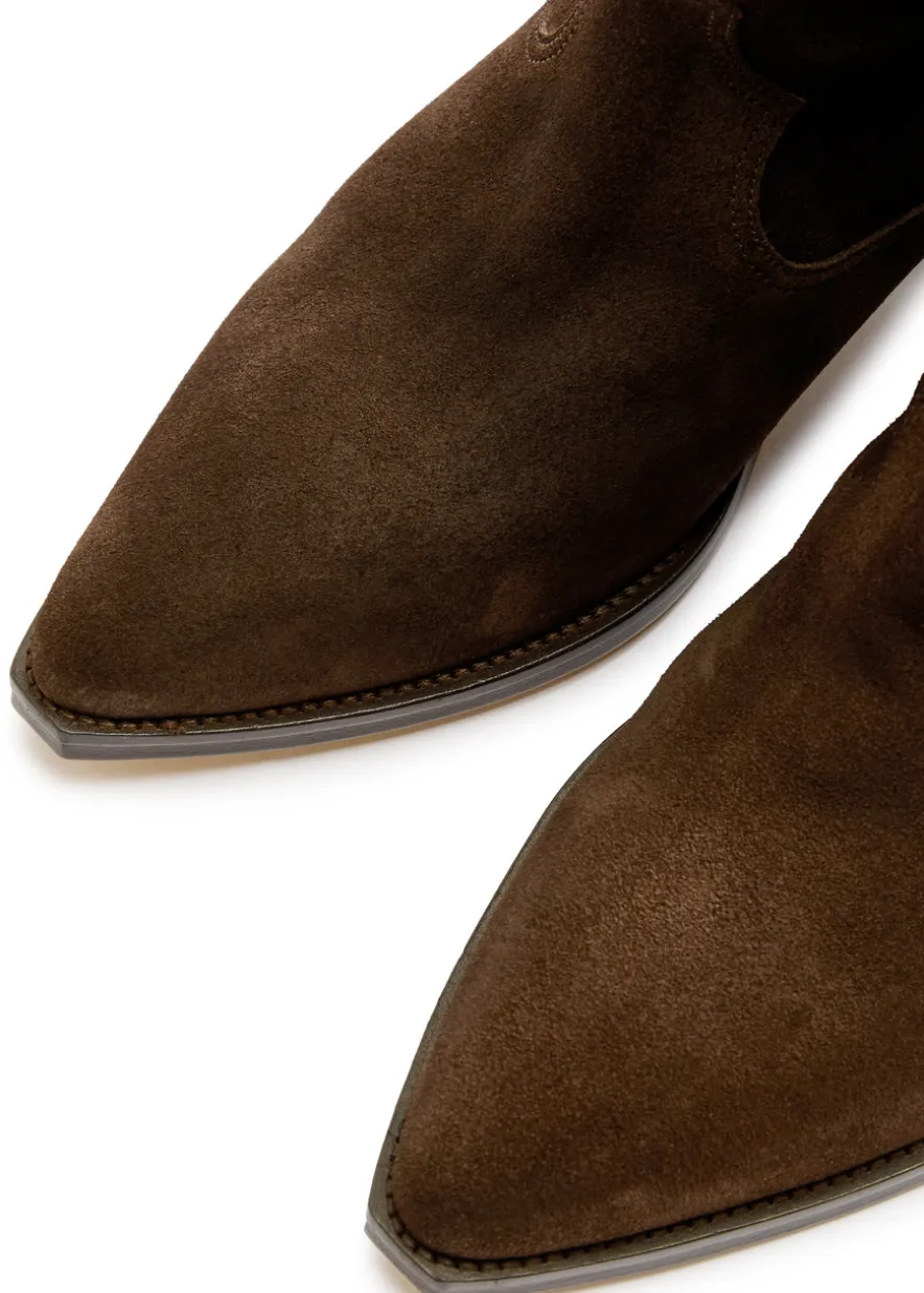 Duerto 40 western suede mid-calf boots