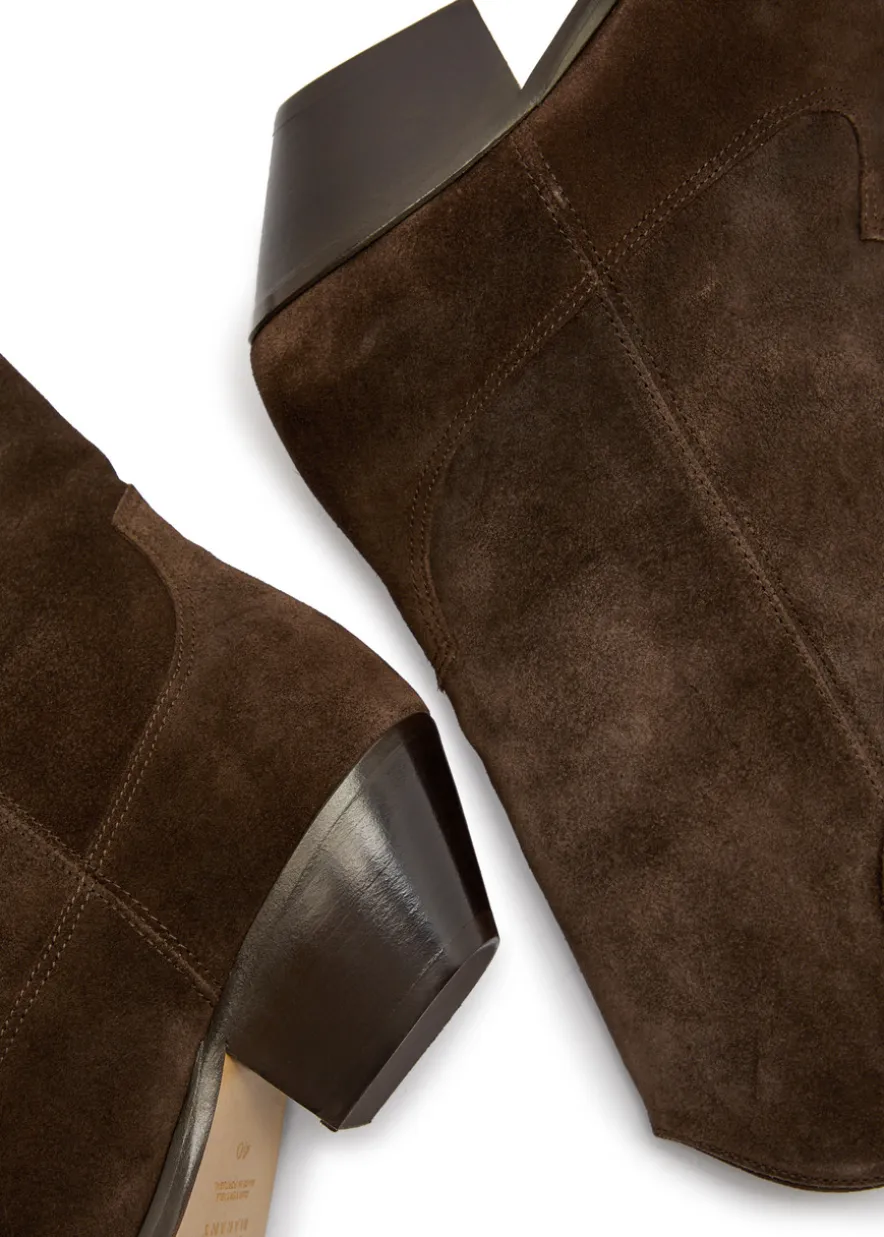 Duerto 40 western suede mid-calf boots
