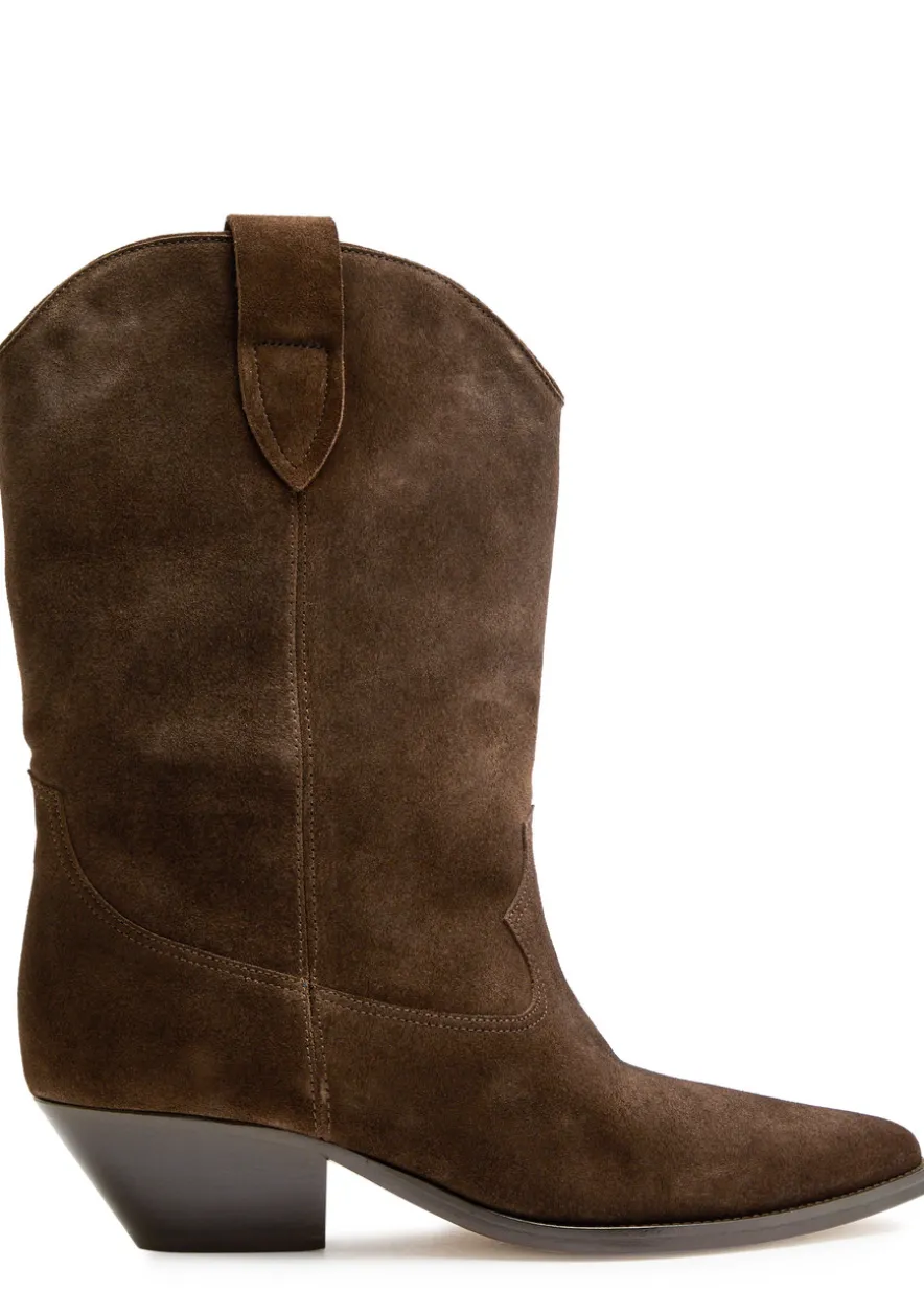 Duerto 40 western suede mid-calf boots