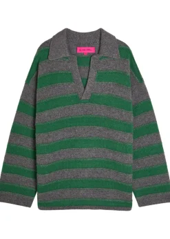 Dume striped cashmere rugby jumper