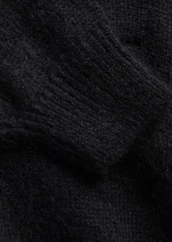 Dune brushed-knit polo jumper