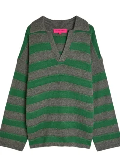 Dune striped cashmere rugby jumper