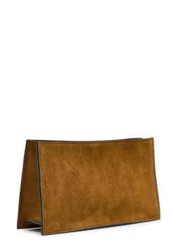 Ease suede clutch