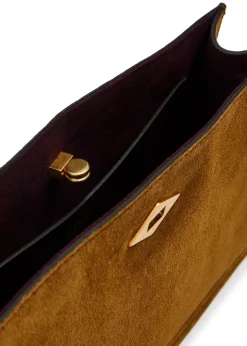 Ease suede clutch