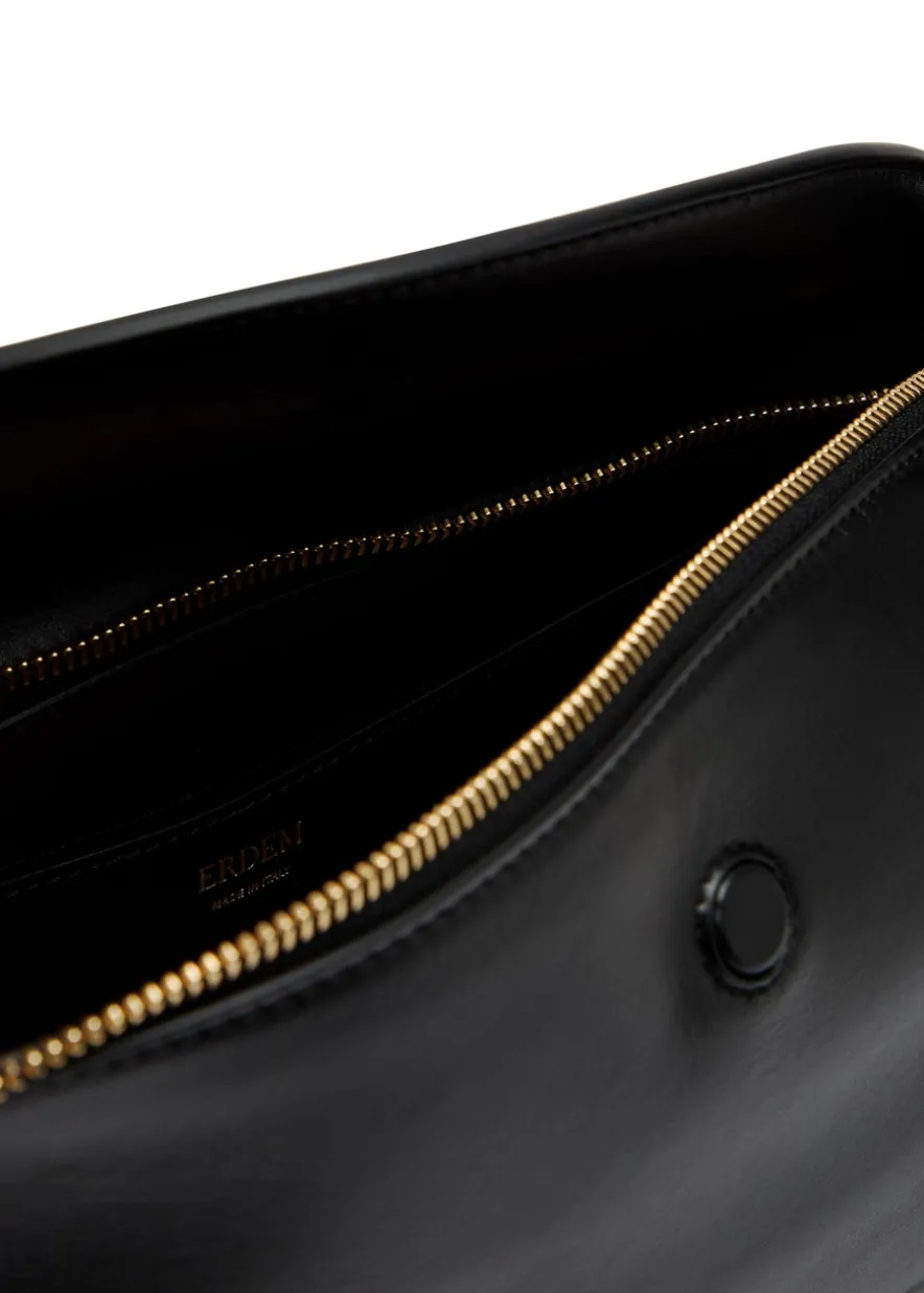 East West Bloom leather shoulder bag