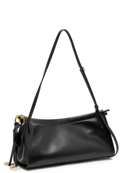 East West medium leather shoulder bag