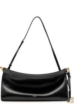East West medium leather shoulder bag