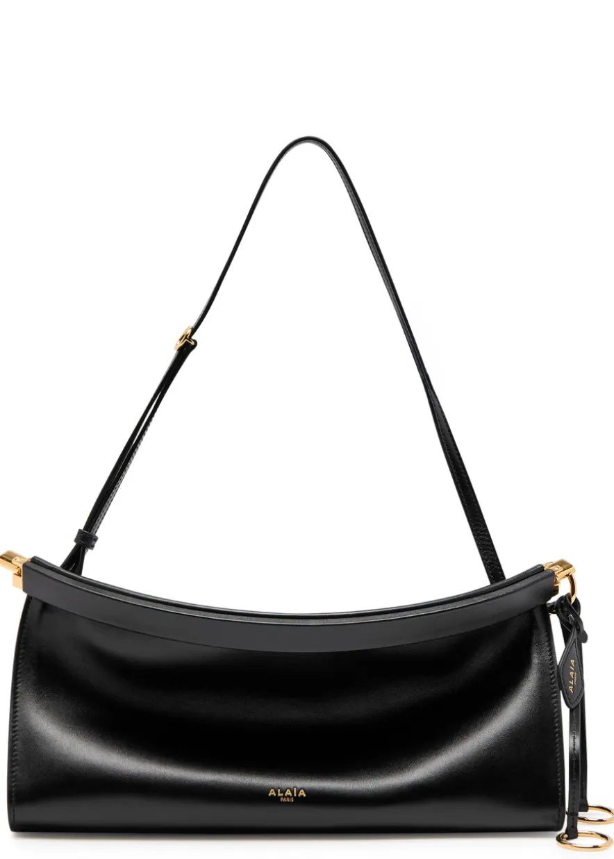 East West medium leather shoulder bag