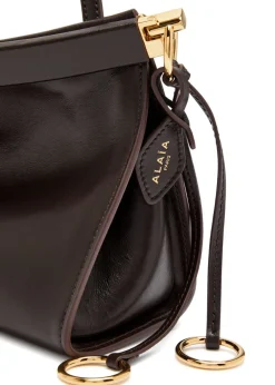 East West medium leather shoulder bag