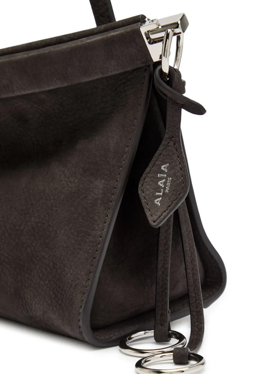 East West medium nubuck shoulder bag
