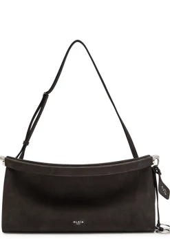East West medium nubuck shoulder bag