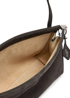 East West medium nubuck shoulder bag