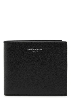 East/West pebbled leather wallet