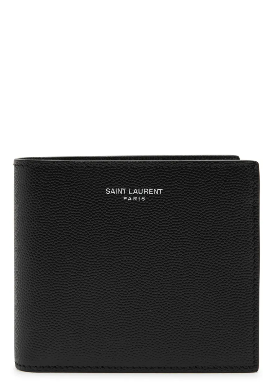 East/West pebbled leather wallet