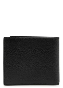 East/West pebbled leather wallet