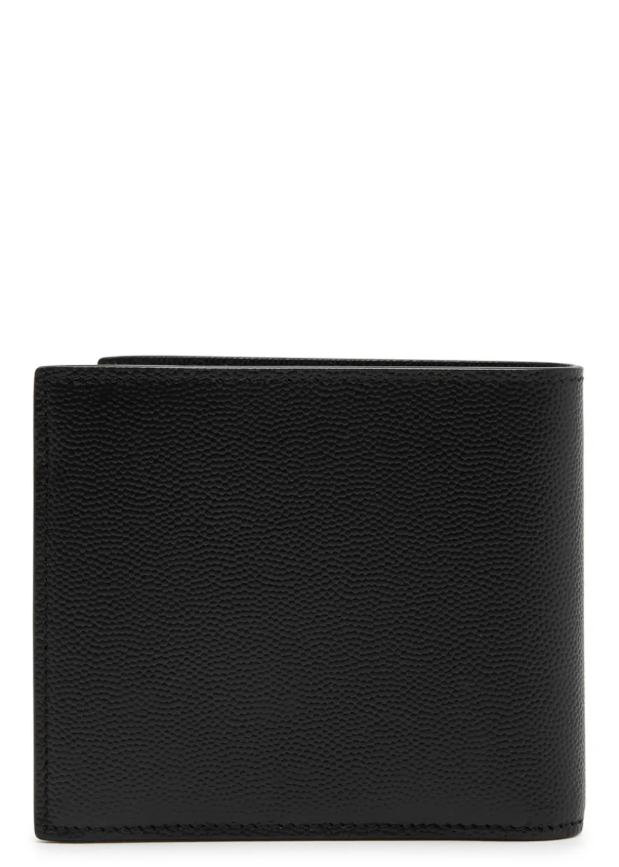 East/West pebbled leather wallet