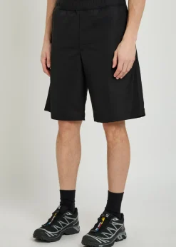 Easy wool-blend shorts