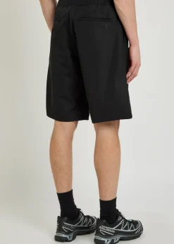 Easy wool-blend shorts