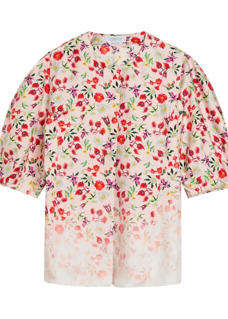 Edify floral-print silk shirt