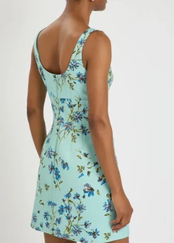 Einna floral-print faille mini dress