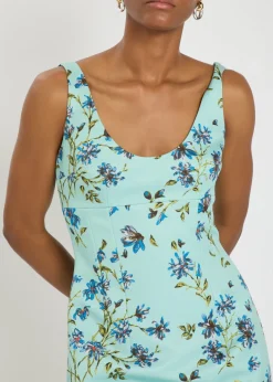 Einna floral-print faille mini dress