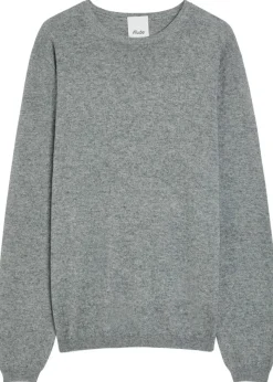 Elbow patch cotton and cashmere-blend jumper