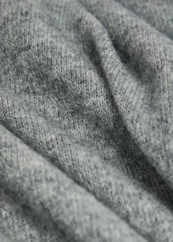 Elbow patch cotton and cashmere-blend jumper