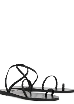 Eleftheria braided leather sandals