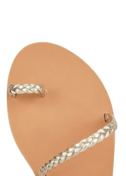 Eleftheria braided leather sandals