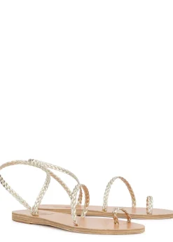 Eleftheria braided leather sandals
