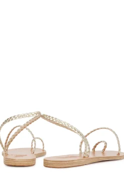 Eleftheria braided leather sandals