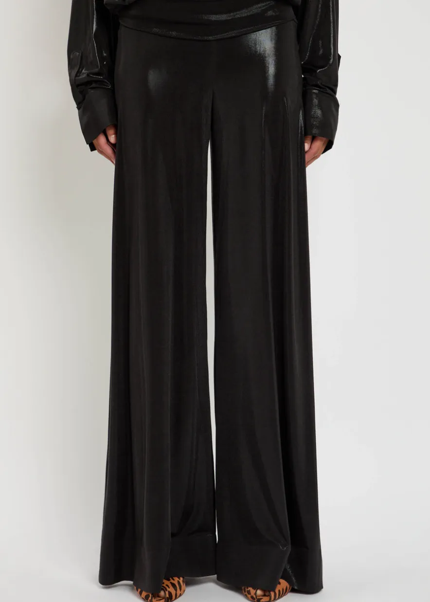 Elephant pearlescent stretch-jersey trousers