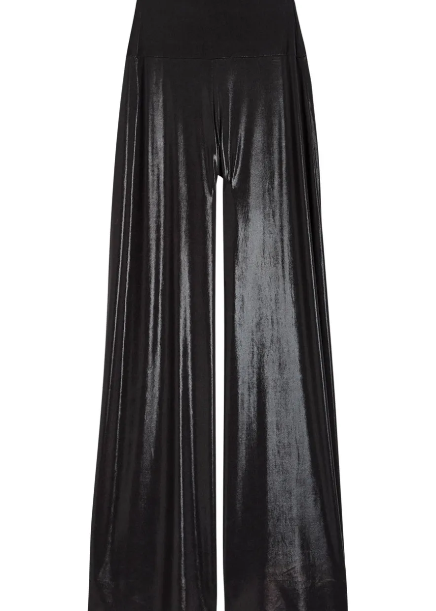 Elephant pearlescent stretch-jersey trousers