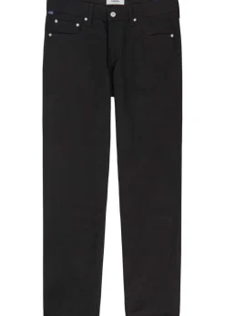 Elijah straight-leg cotton-blend trousers