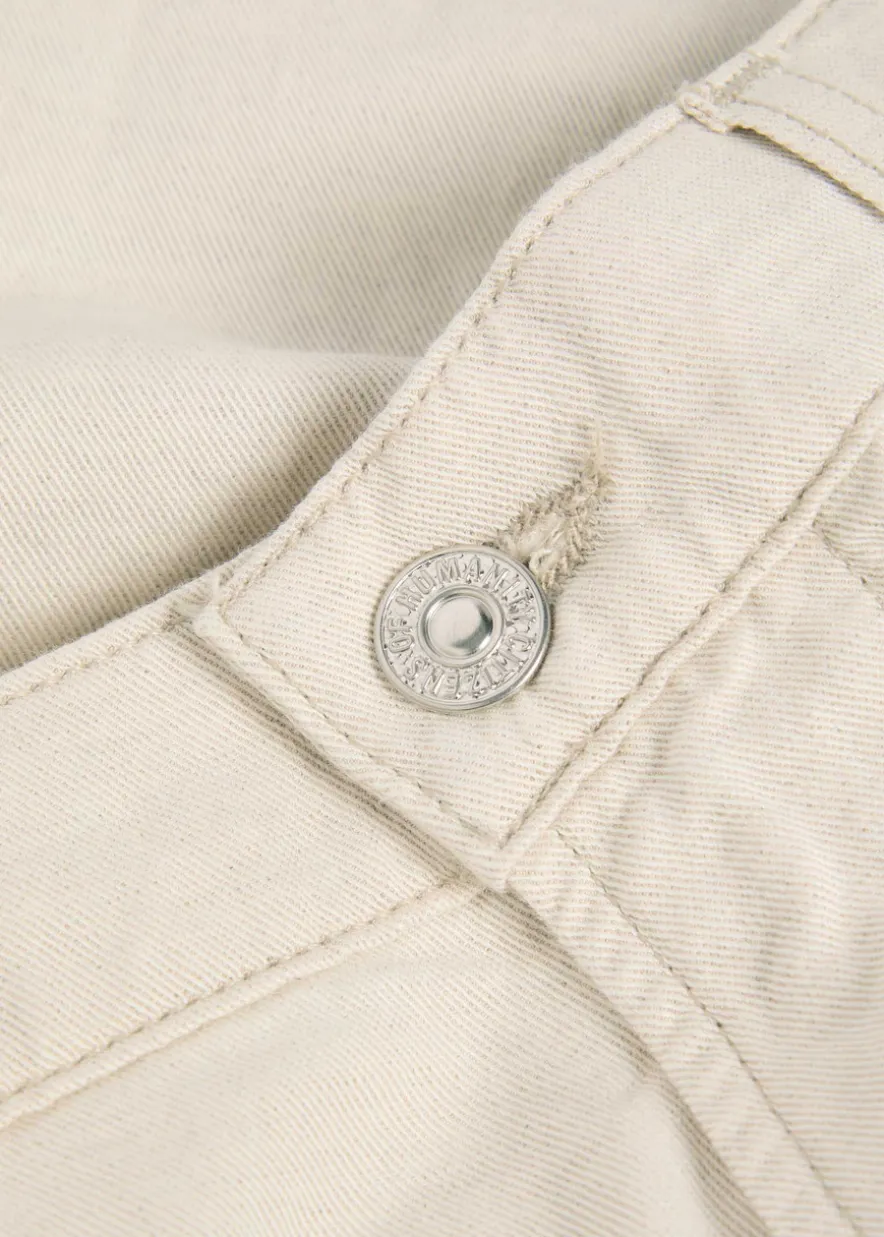 Elijah straight-leg cotton-blend trousers