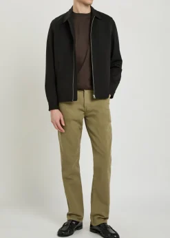 Elijah straight-leg stretch-twill trousers