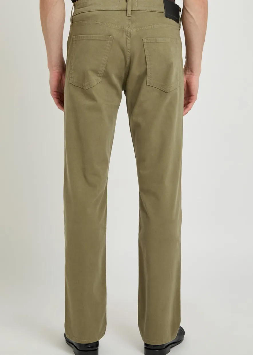 Elijah straight-leg stretch-twill trousers