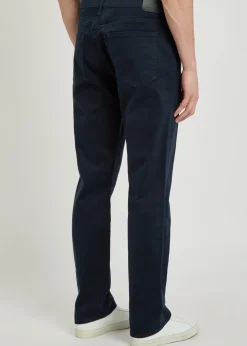 Elijah straight-leg stretch-twill trousers