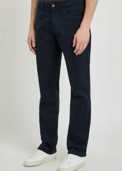 Elijah straight-leg stretch-twill trousers