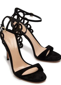 Elisa cut-out suede sandals