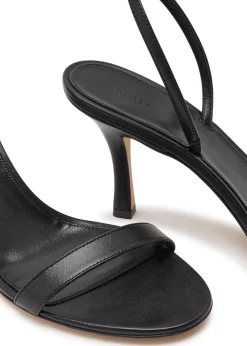 Ella 85 leather slingback sandals