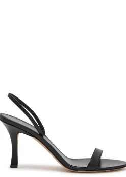Ella 85 leather slingback sandals