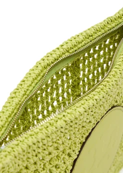 Ella raffia clutch
