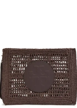 Ella raffia clutch