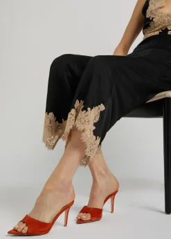Elle 85 brushed suede mules