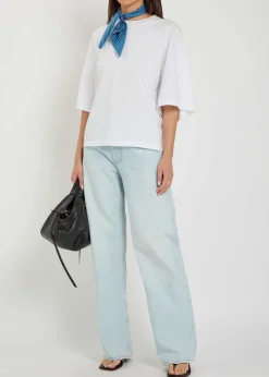 Ellery lace-up cotton T-shirt